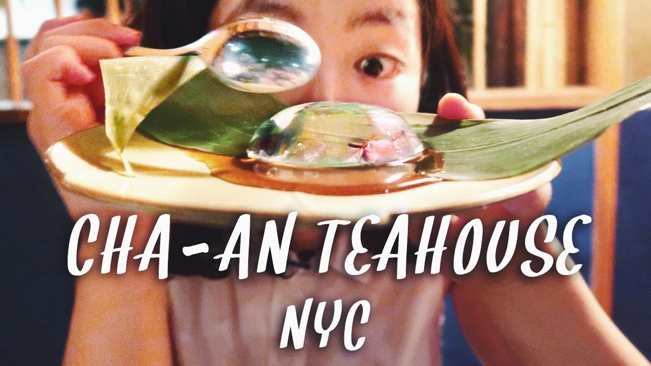 Cha-An Teahouse: Sakura RAINDROP in East Village, New York City