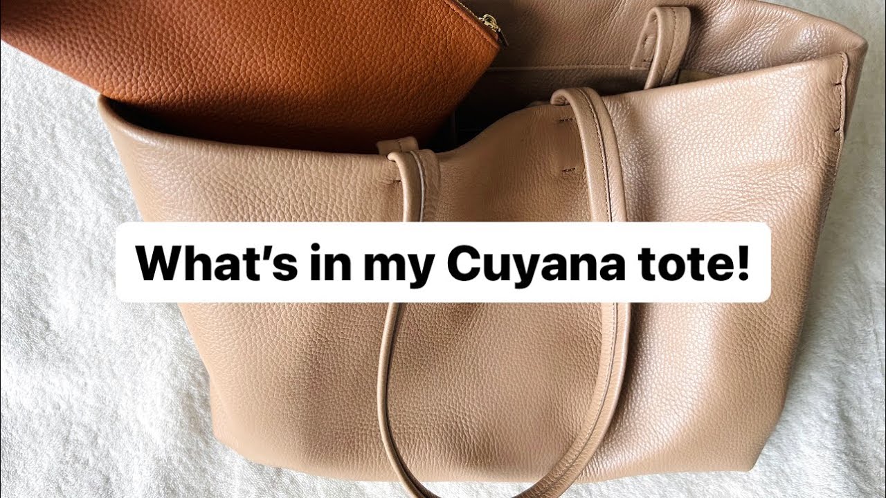 What’s In My Cuyana Small Easy Tote (plus update after 1 month of use!)
