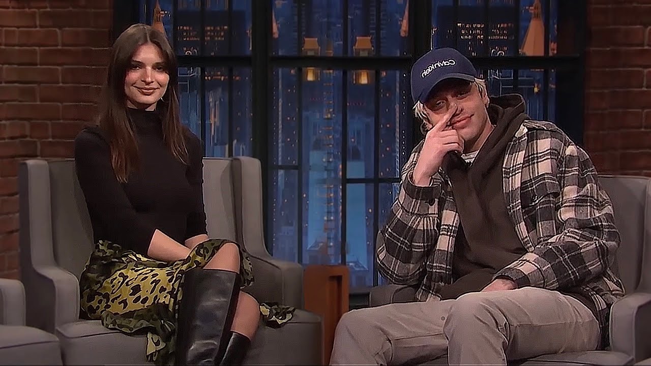 Pete Davidson & Emily Ratajkowski Goes OFFICIAL on The Late Latee Show (Interview)
