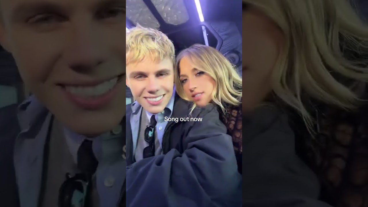 Tate McRae with Laroi❤️❤️Via Tate McRae on Tik Tok