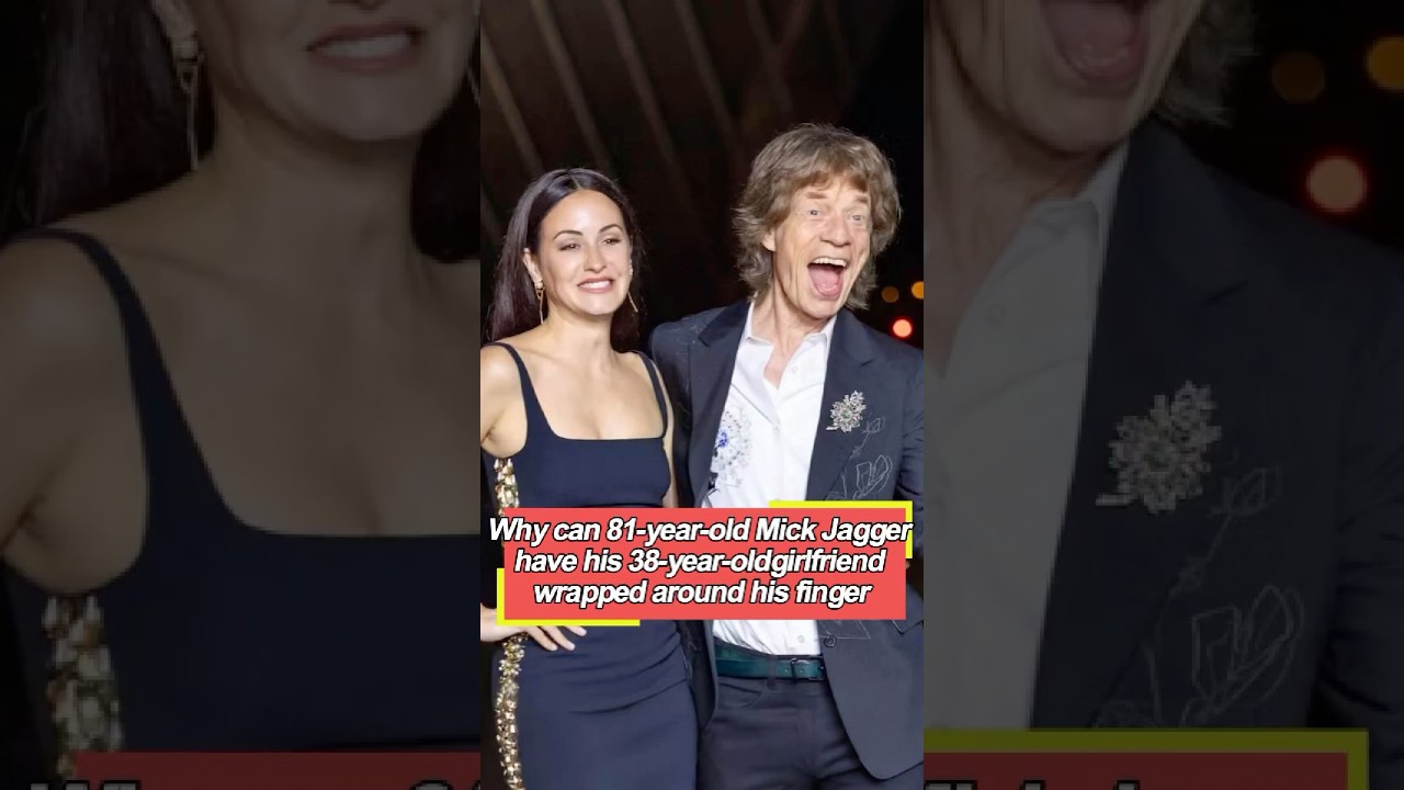 No wonder 81-year-old Mick Jagger has his 38-year-old girlfriend wrapped around his finger#celebrity