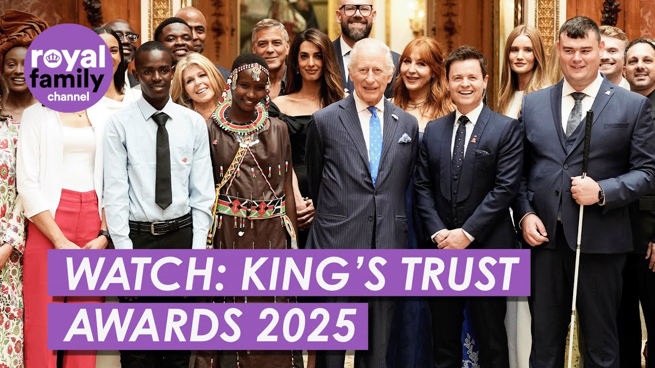 WATCH: George & Amal Clooney Among Celebs to Attend King's Reception