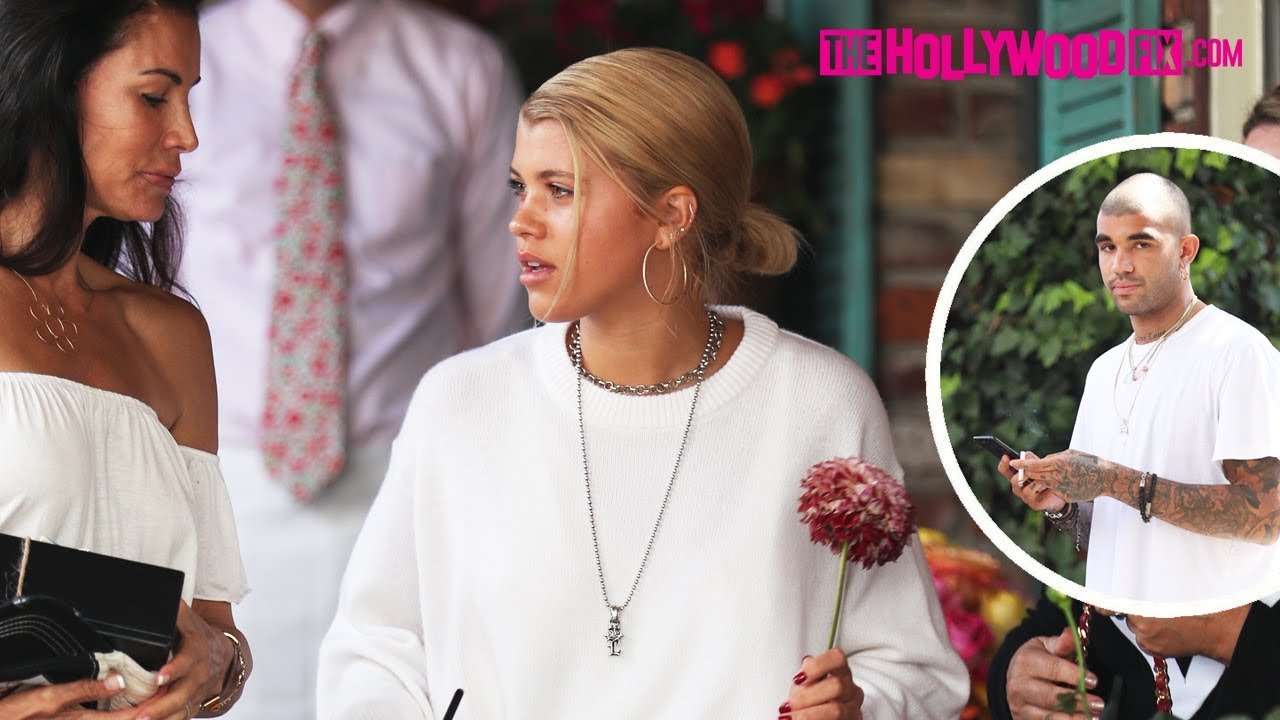 Sofia Richie Celebrates Her Birthday With Her Mom & Brother Miles Richie At The Ivy 8.24.17