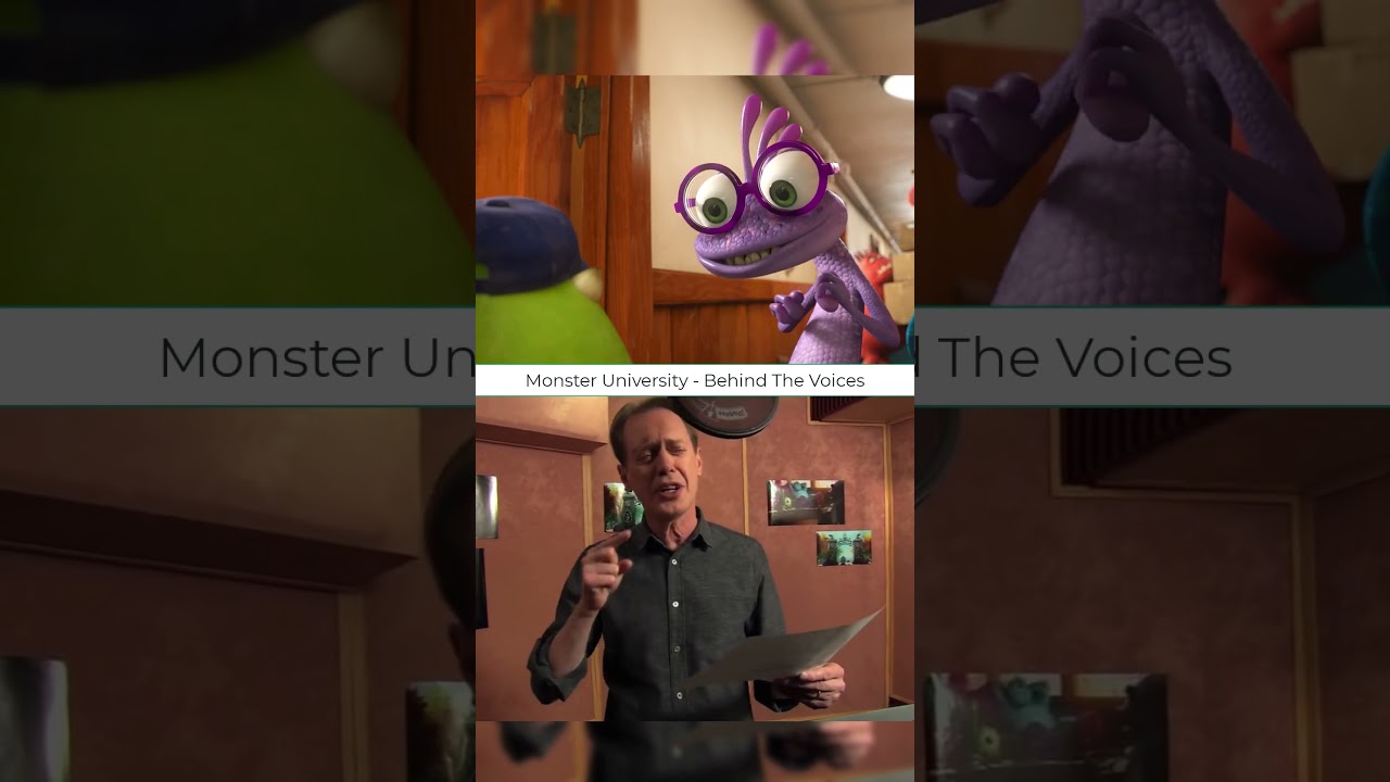 Monster University - Behind The Voices #shorts #viral  #monster #monsterinc #monsteruniversity