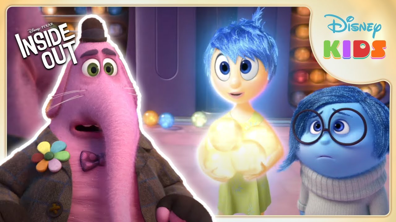 Joy Meets Bing Bong | Inside Out | Disney Kids