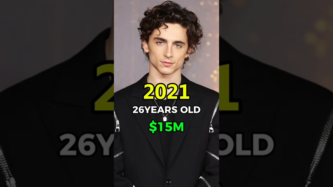 Timothee Chalamet Networth Over the Years.🔥#timotheechalamet #movie