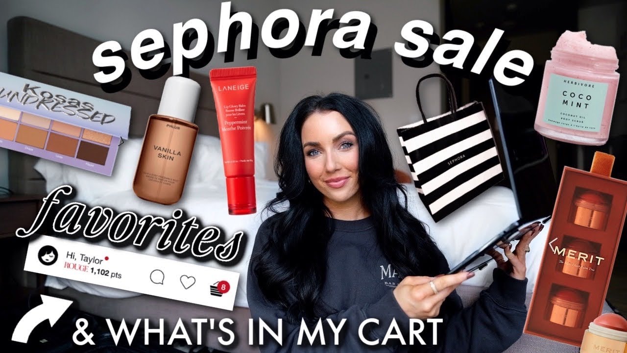 SEPHORA SALE! favs, recommendations + what’s in my cart 🛒