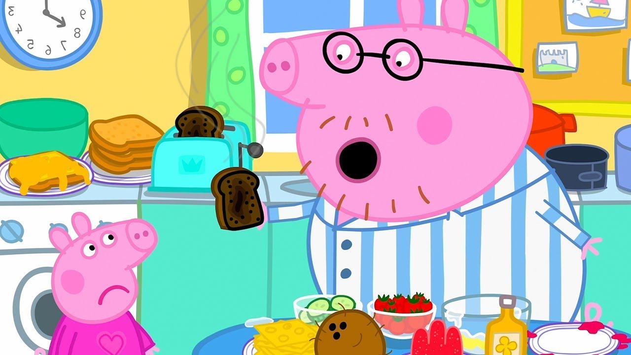 Daddy Pig's Burnt Toast! 🍞 | Peppa Pig Tales Full Episodes |