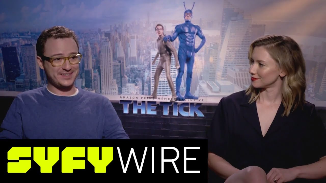 The Tick's Valorie Curry and Griffin Newman on Secret Identities and Costumes | SYFY WIRE