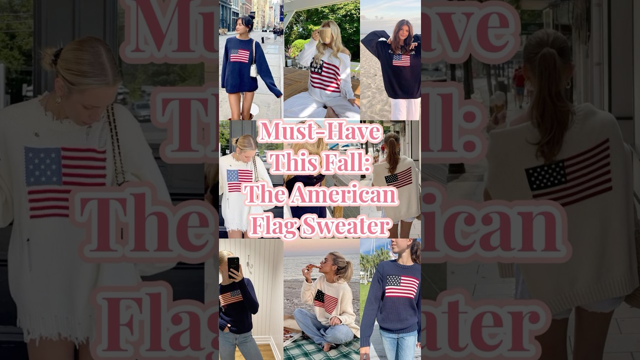 Must-Have This Fall: The American Flag Sweater 🍂 #sweater #falloutfits