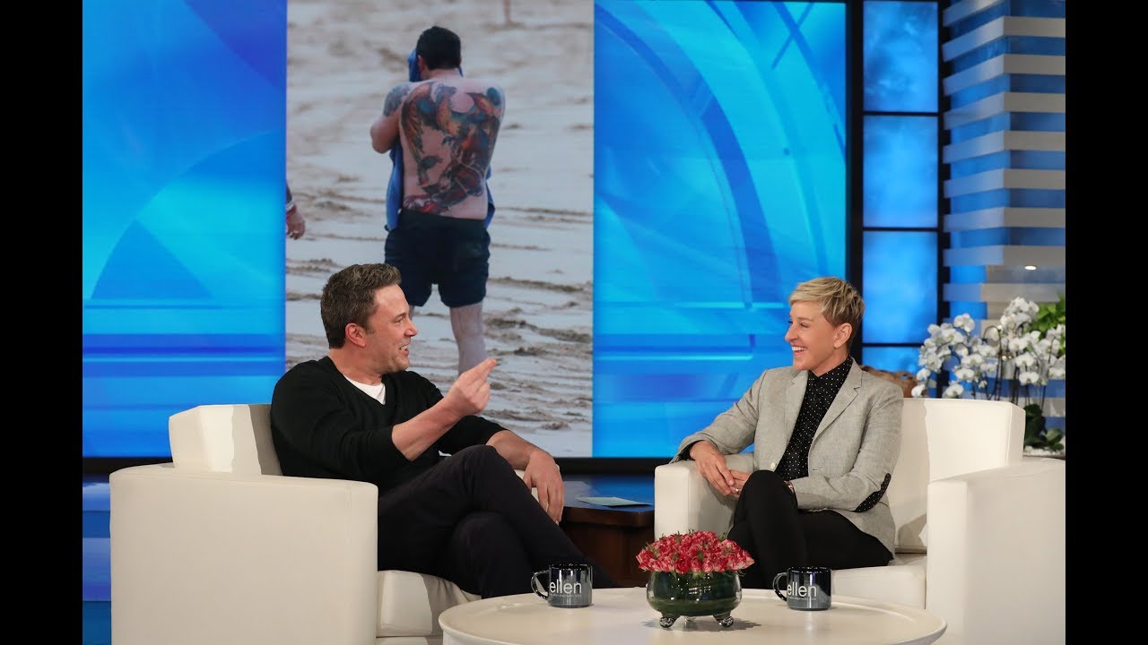 Ben Affleck Loves His Back Tattoo