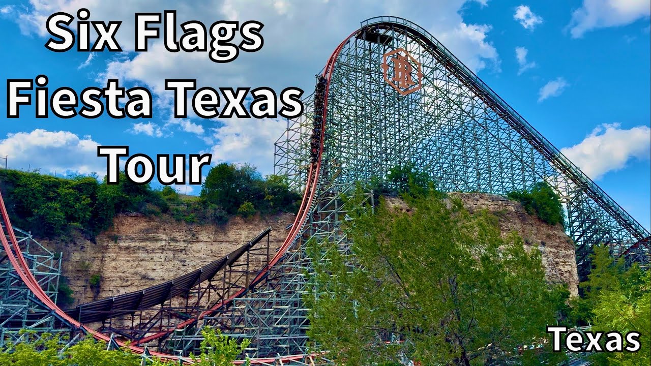 Six Flags Fiesta Texas Tour - San Antonio, Texas - USA [4K]