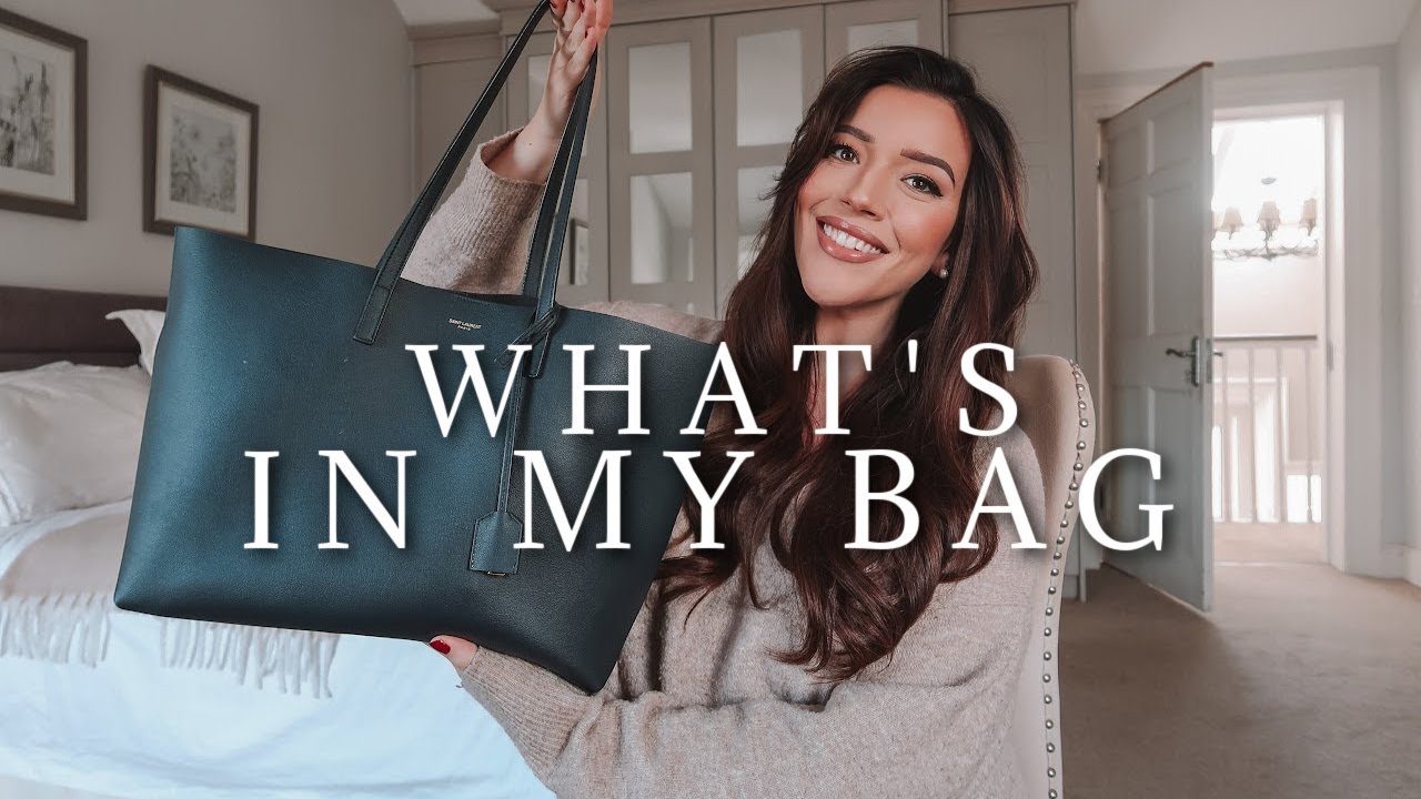 What's In My Work Handbag | Saint Laurent Shopping Tote