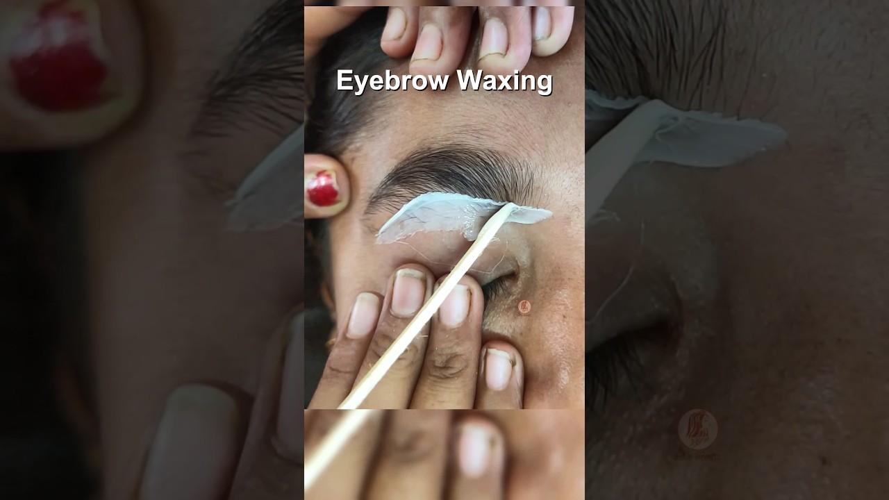 Brow waxing #eyebrow #waxing #waxathome