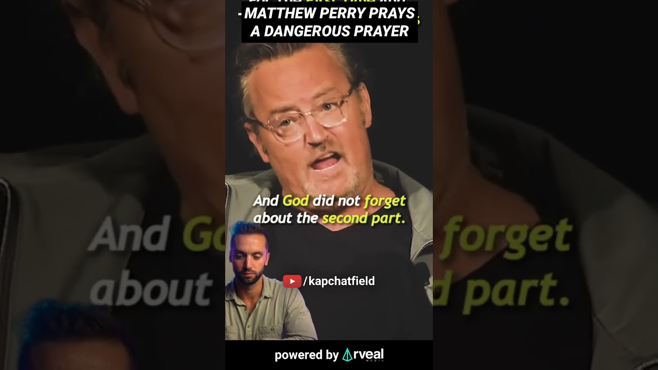 Matthew Perry prays a dangerous prayer #jesus #bible #holyspirit #christianity #god