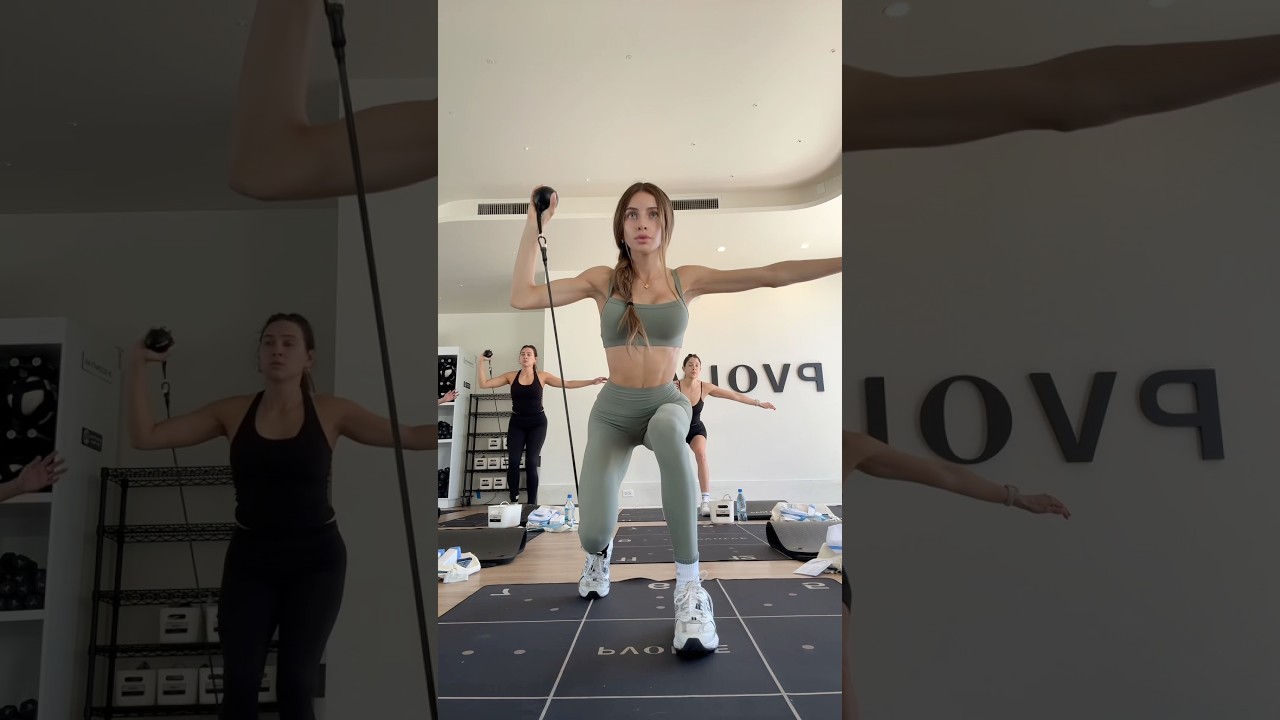 pvolve x aestura workout class #shortsviral #workout #pilates #feed #ytviral #ytshorts #shortsfeed
