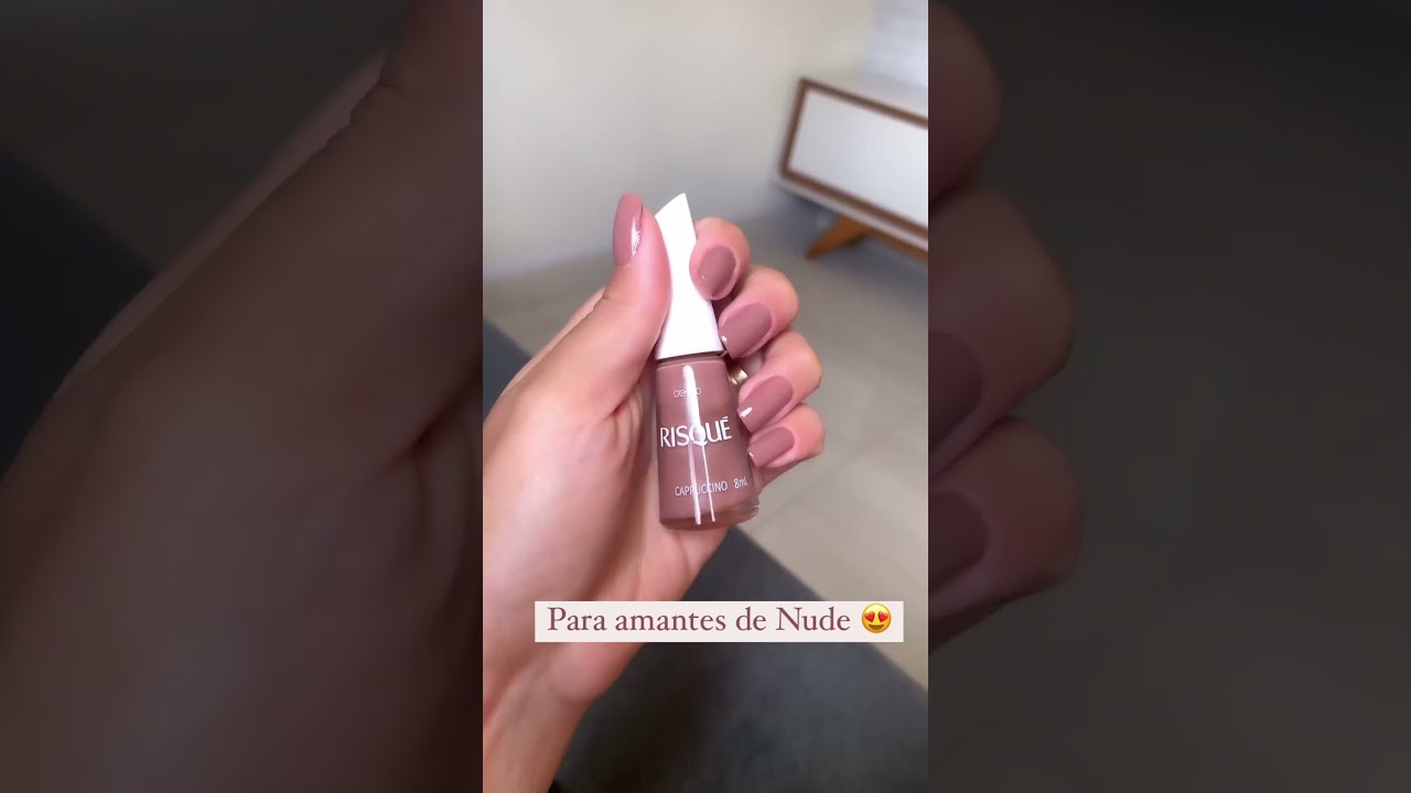 ESMALTE RISQUÉ CAPPUCCINO | Nude perfeito