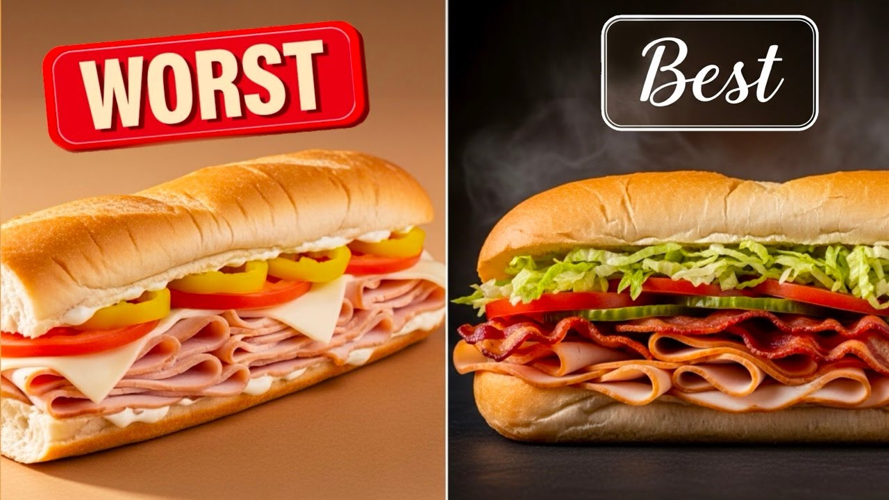 Sandwich Shops RANKED From Worst to Best