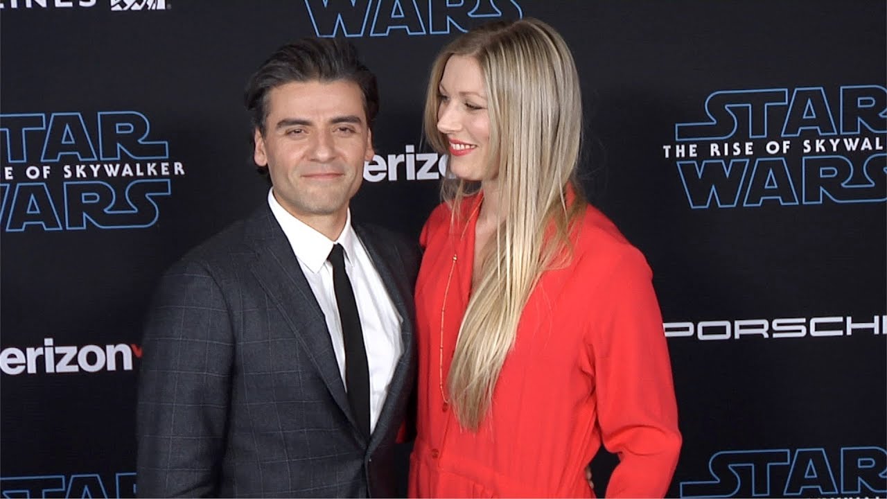 Oscar Isaac and Elvira Lind “Star Wars: The Rise of Skywalker” World Premiere Blue Carpet