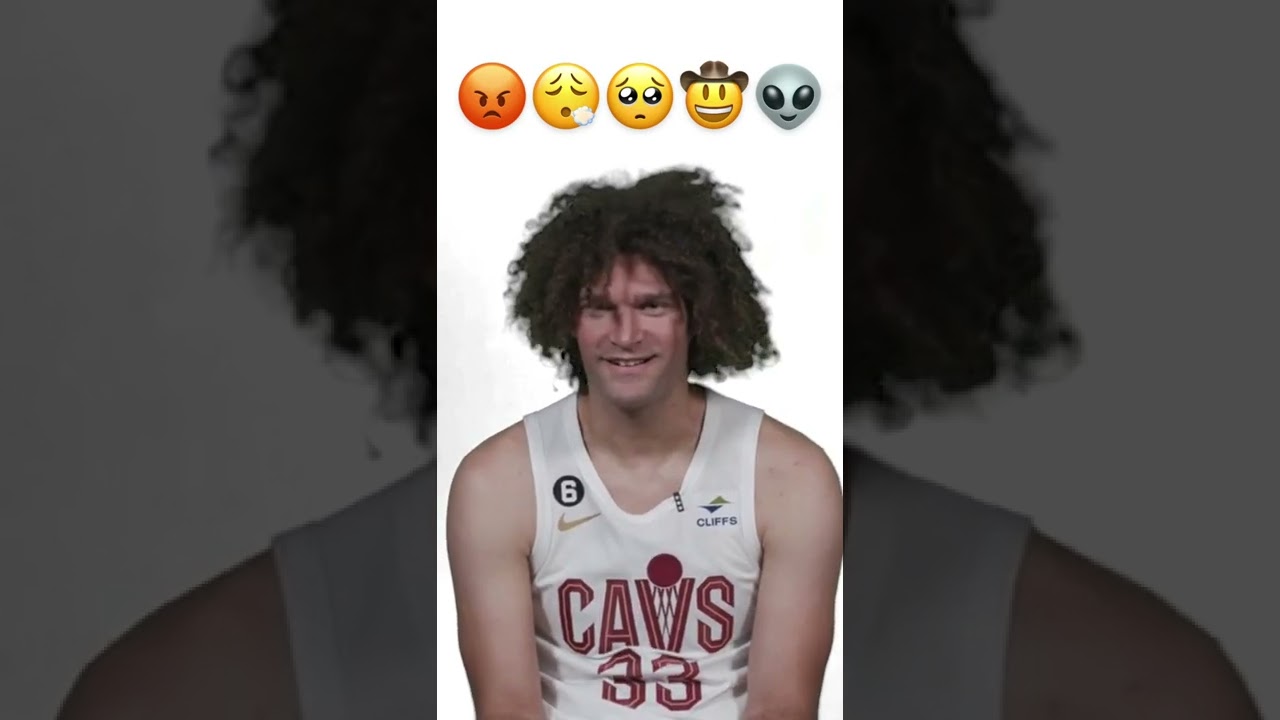 The many faces of Robin Lopez 🤣 (via @Cavs/TikTok)