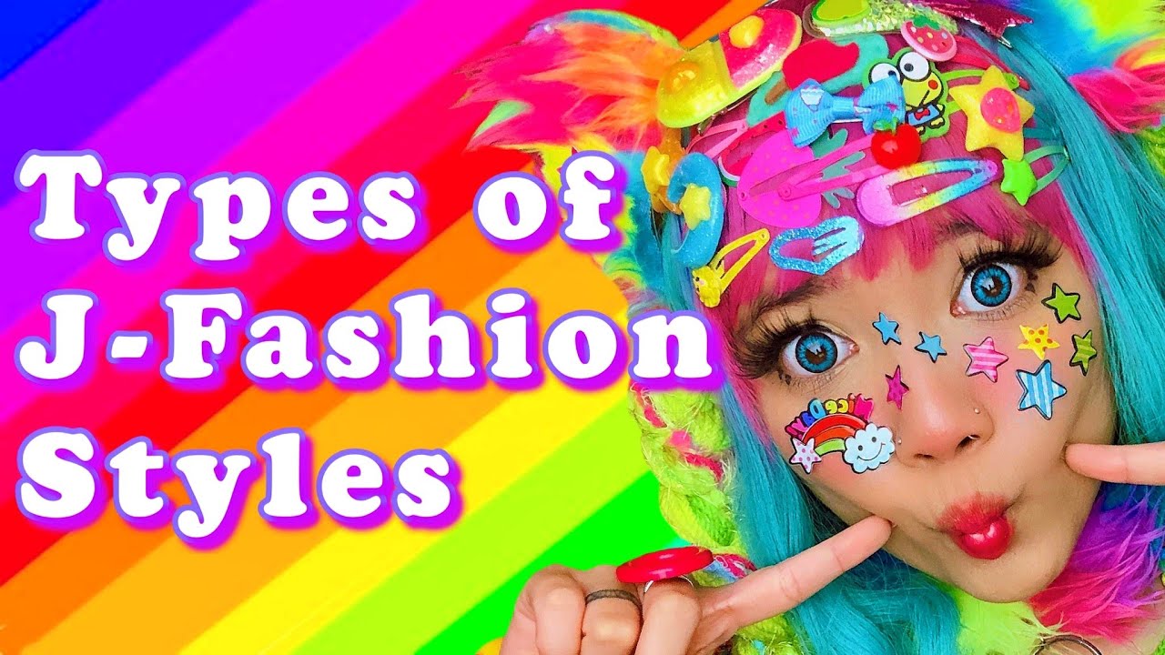 Types of J-Fashion / Harajuku Fashion Styles in 1 Minute 💖 #shorts