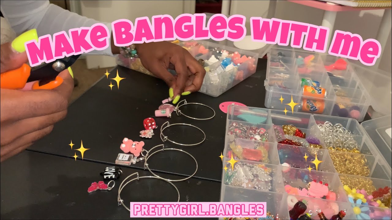 How To Make Charm Bracelets | Pretty Girl Bangles 💕 | Entrepreneur Life 15