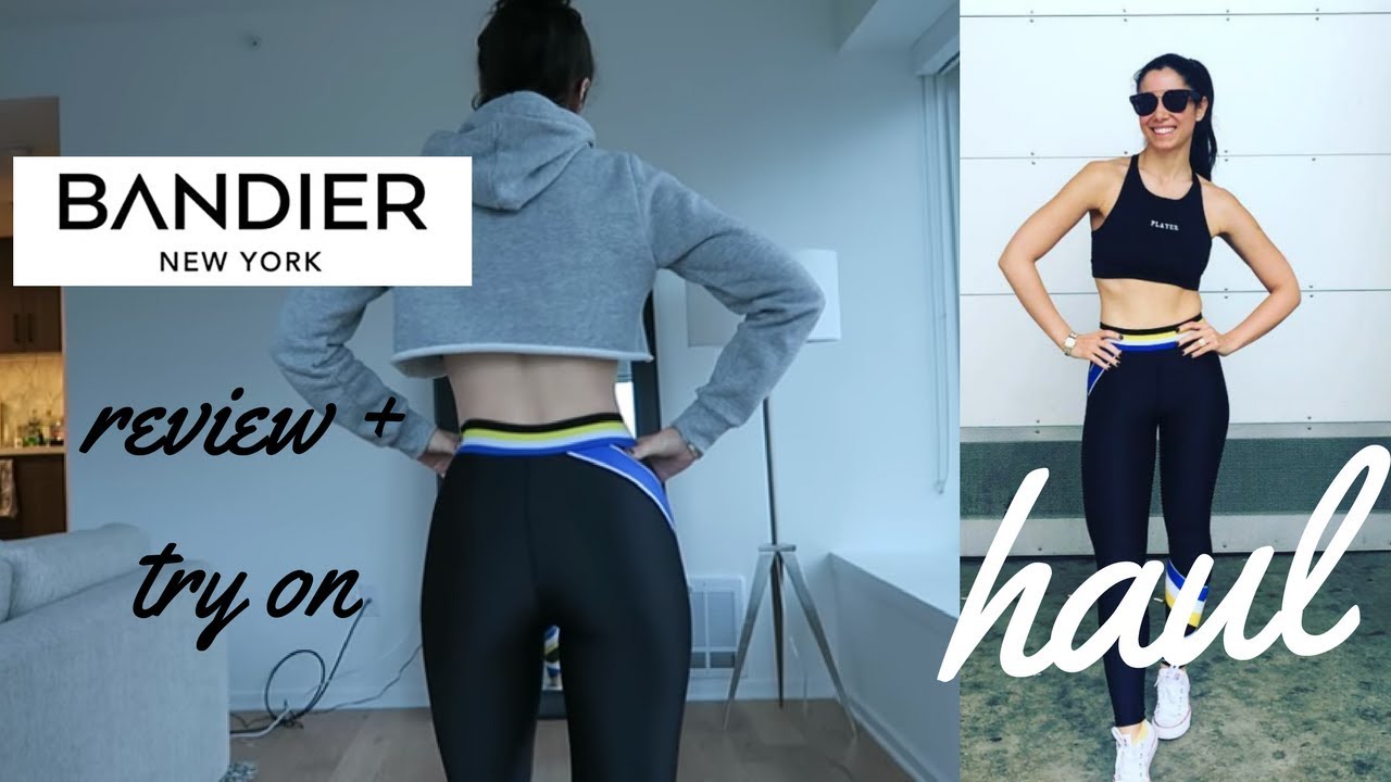 HUGE FITNESS Bandier Haul, Review + Try On (LEGGINGS)