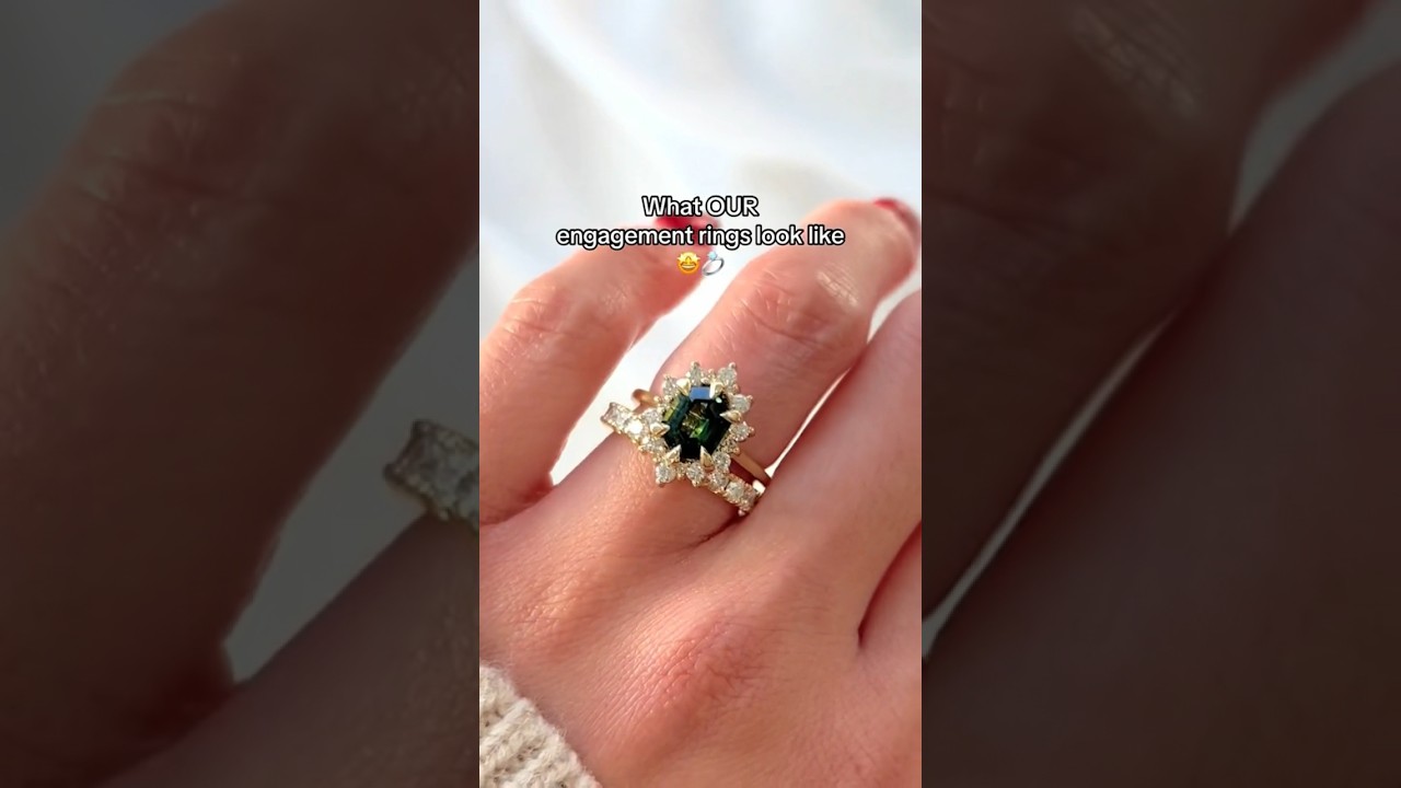 Add a little spice with our unique engagement rings #engagementring #diamondengagementring