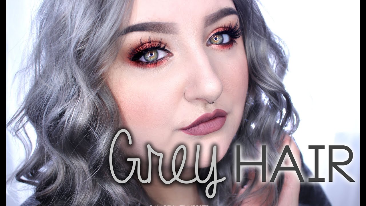 GREY/SILVER HAIR | How to get Silver/Grey hair DIY | RawBeautyKristi