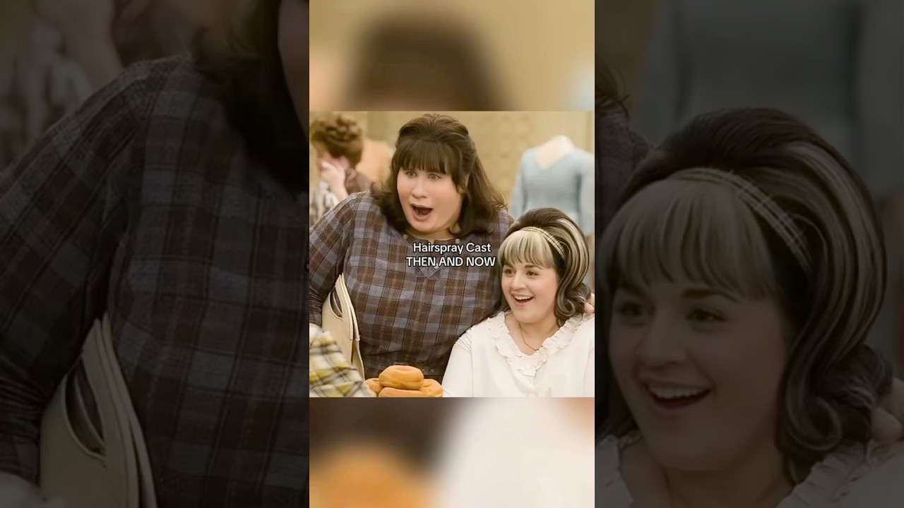 Hairspray (2007) cast, then and now