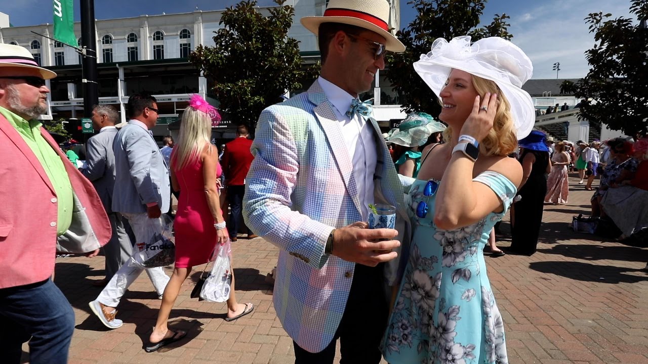 See the fashionable looks from Kentucky Derby fans at Churchill Downs