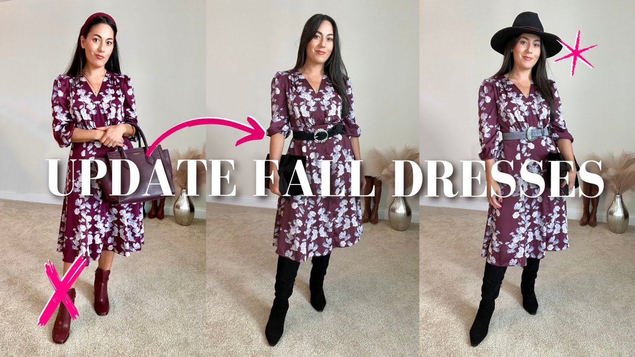 Fix Outdated Fall Dresses for Chic New Outfits