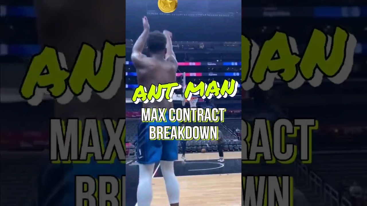 🐜🔥Anthony Edwards MAX Contract Breakdown 💰💰💰 #nba #anthonyedwards