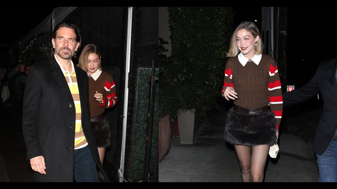 Gigi Hadid And Bradley Cooper Have a Double Dinner Date With Gigi's Dad Mohamed, and His Girlfriend!