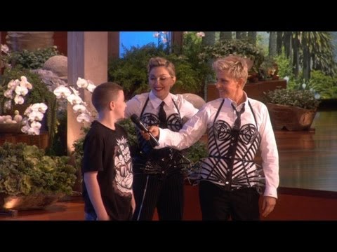 Madonna Sends Her Son Rocco to the Splash Tank!