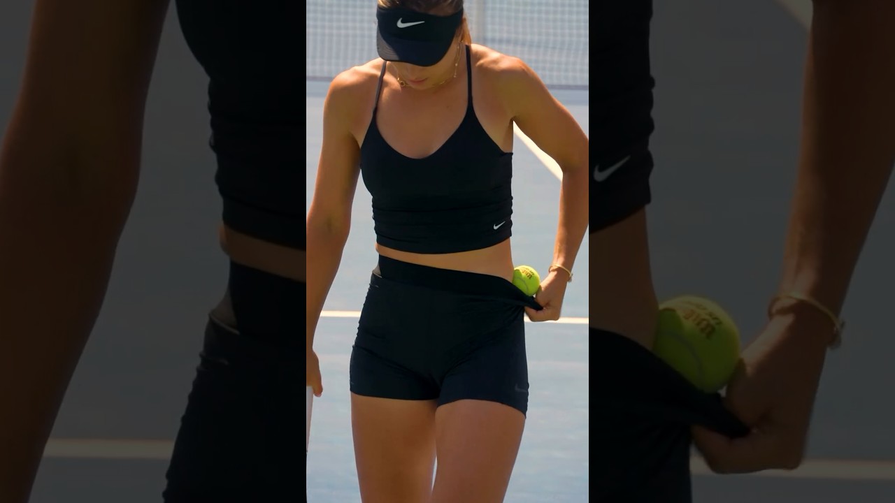 Paula badosa & Aryna Sabalenka at practice #badosa #sabalenka #tennis