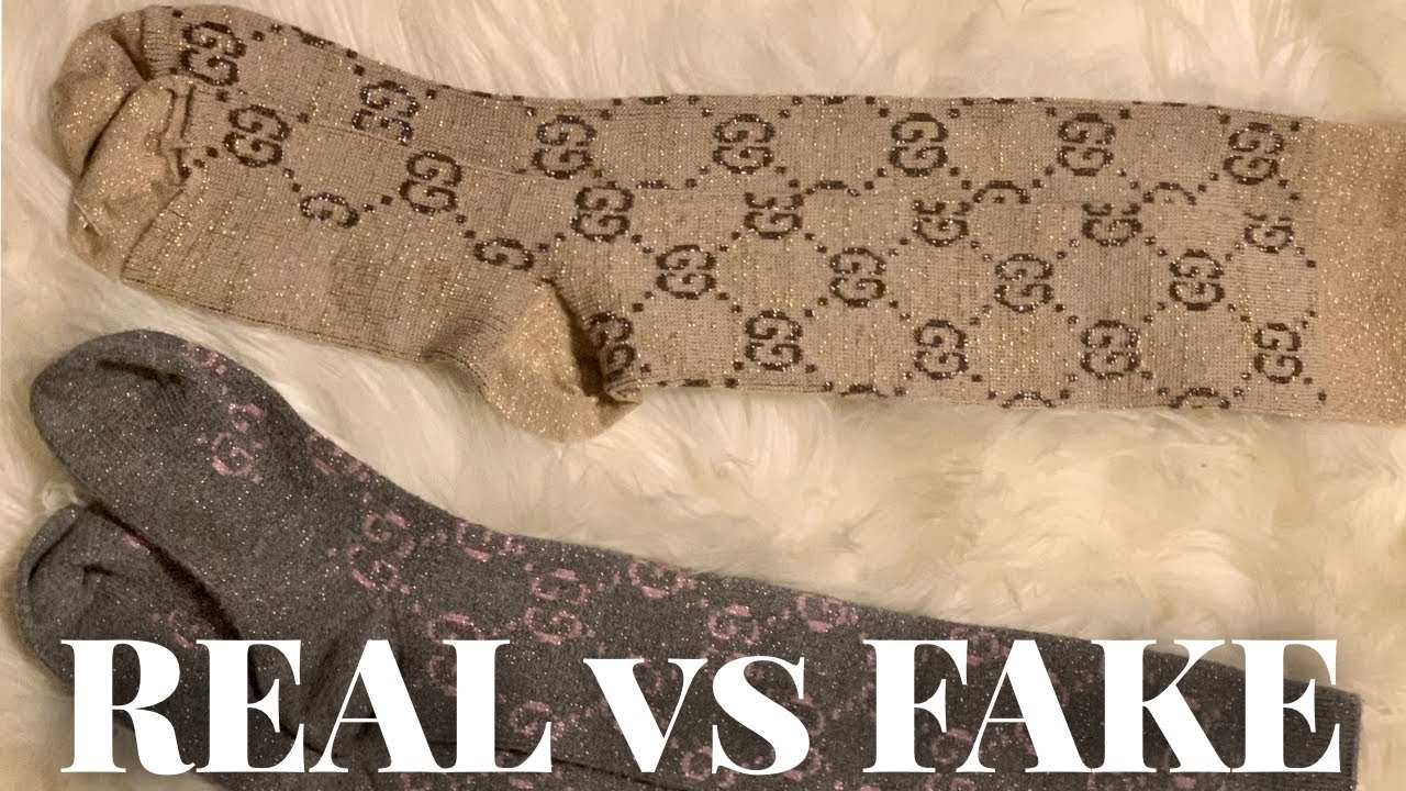 Real vs Fake (Gucci Lamé GG Sock) | SheIsCarrera (2021)