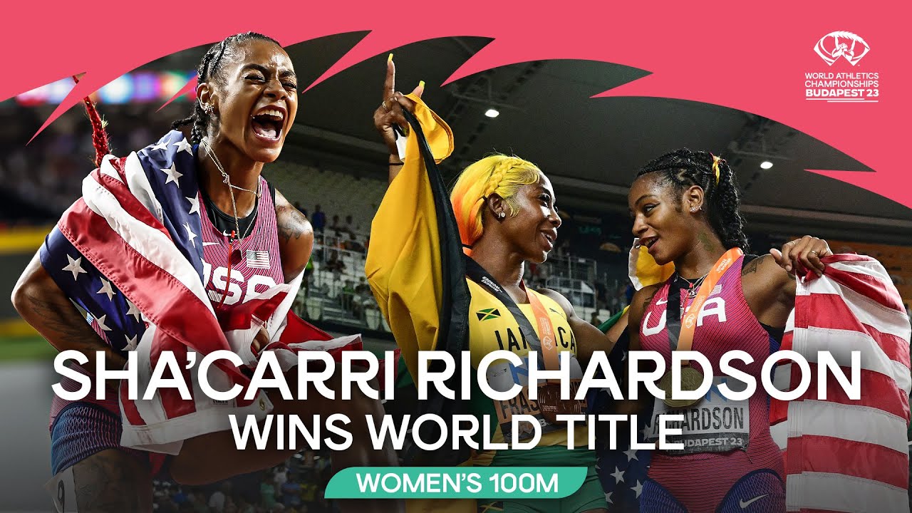 Sha'Carri Richardson blazes to 100m gold 🔥 | World Athletics Championships Budapest 23