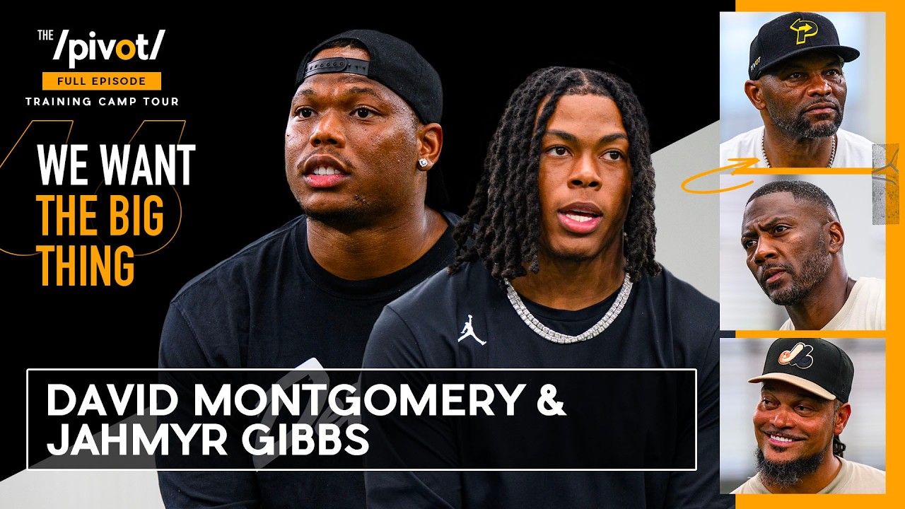 Detroit's Duo David Montgomery & Jahmyr Gibbs on new offense, Jared Goff & winning it all| The Pivot