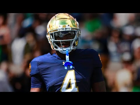 “Air Love” Jeremiyah Love 2024 Notre Dame Highlights 🍀 || HD