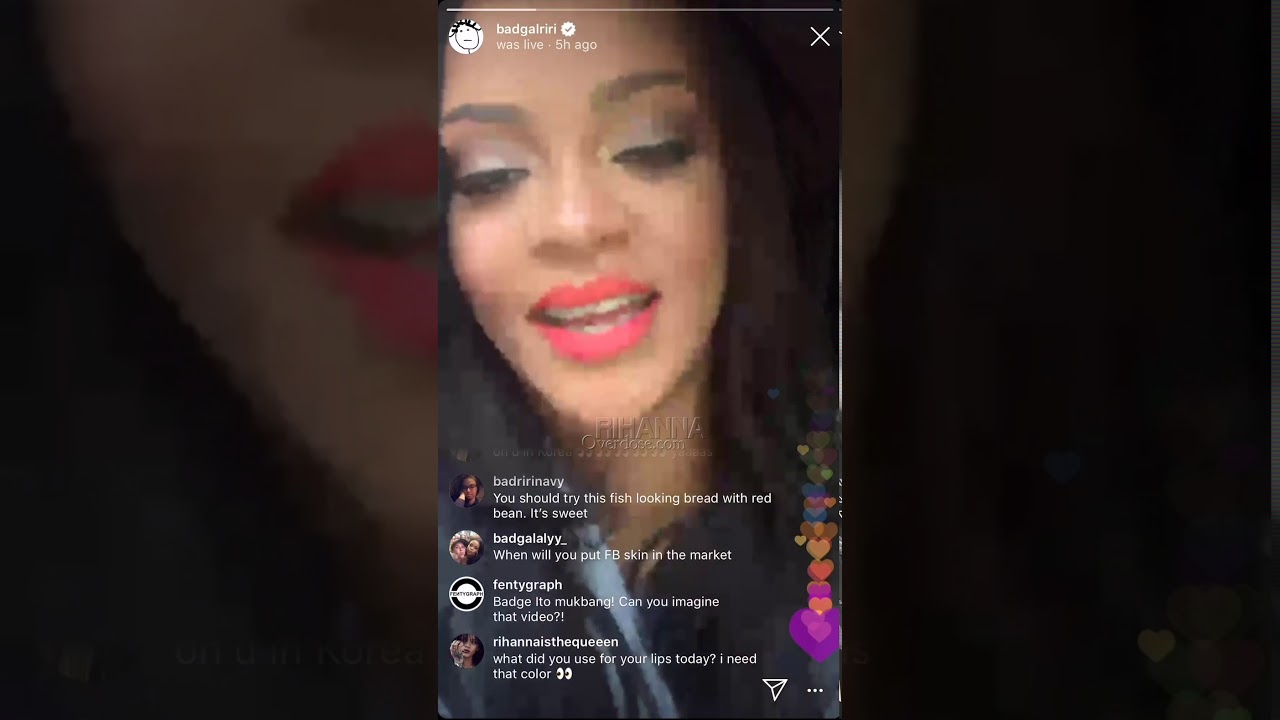 Rihanna Instagram Live 9-17-19