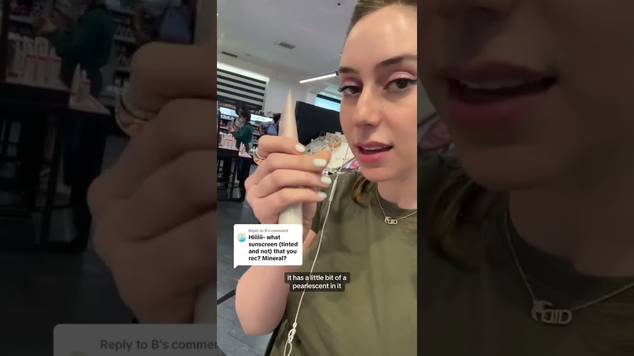 Tinted Sunscreen that doubles as Makeup