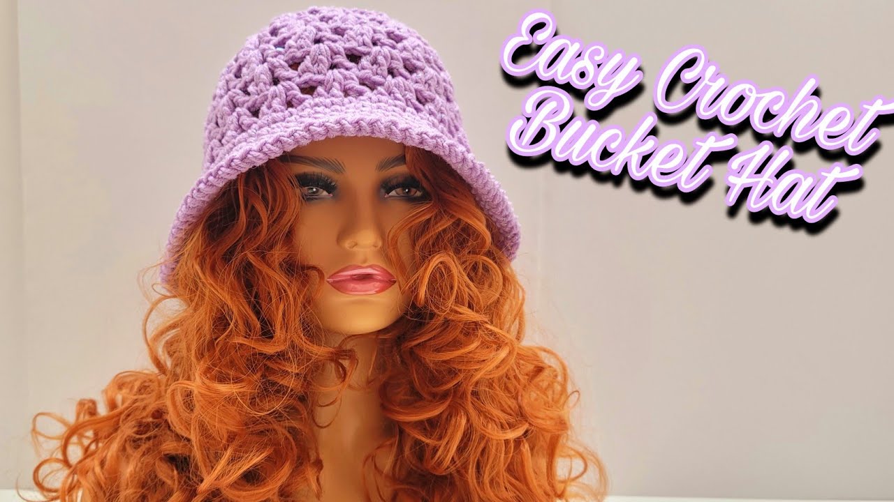 Crochet Quick and Easy Bucket Hat Tutorial
