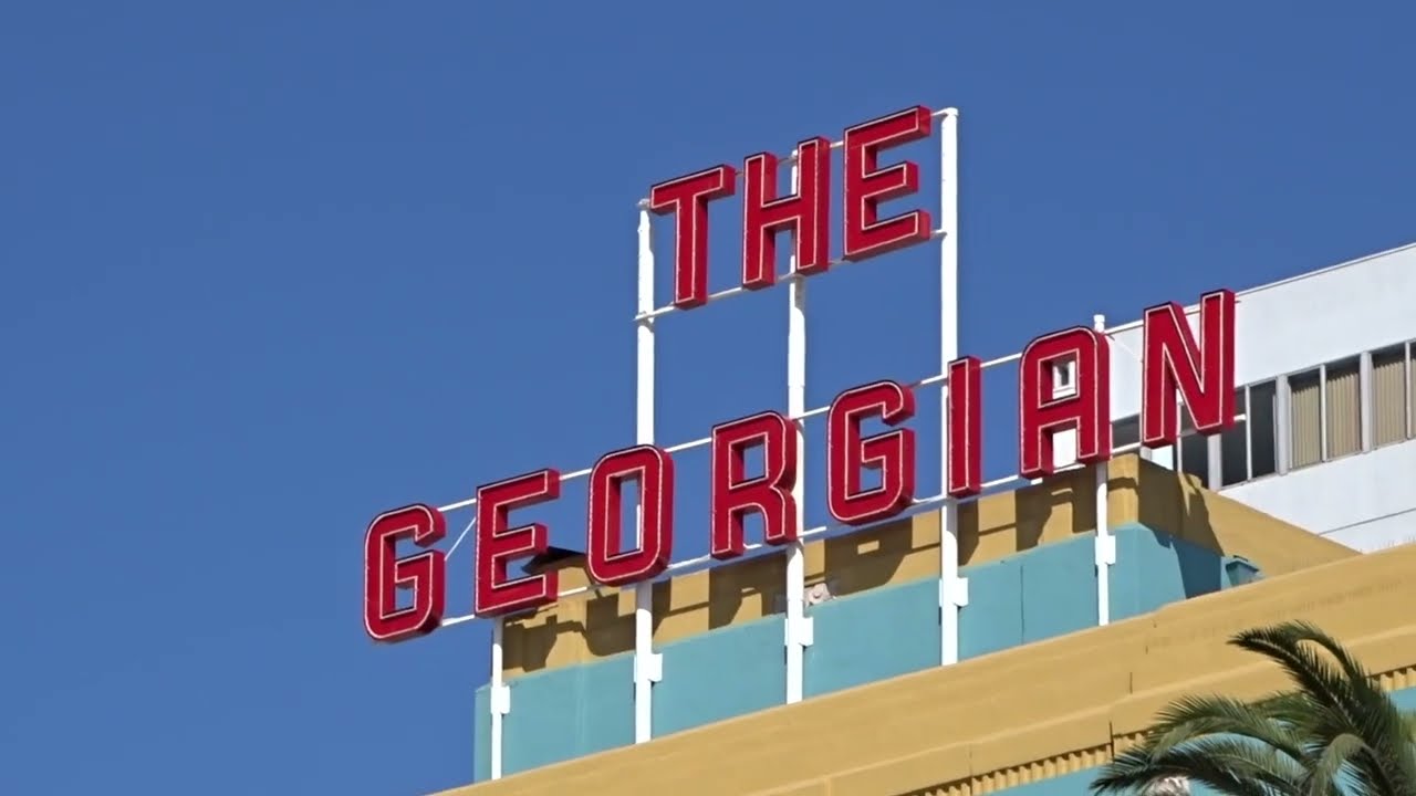 The Beautiful and Historic Georgian Hotel in Santa Monica California.