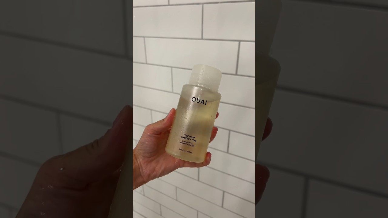 Shampoo for fine hair #ouai #haircare #shampoo oo