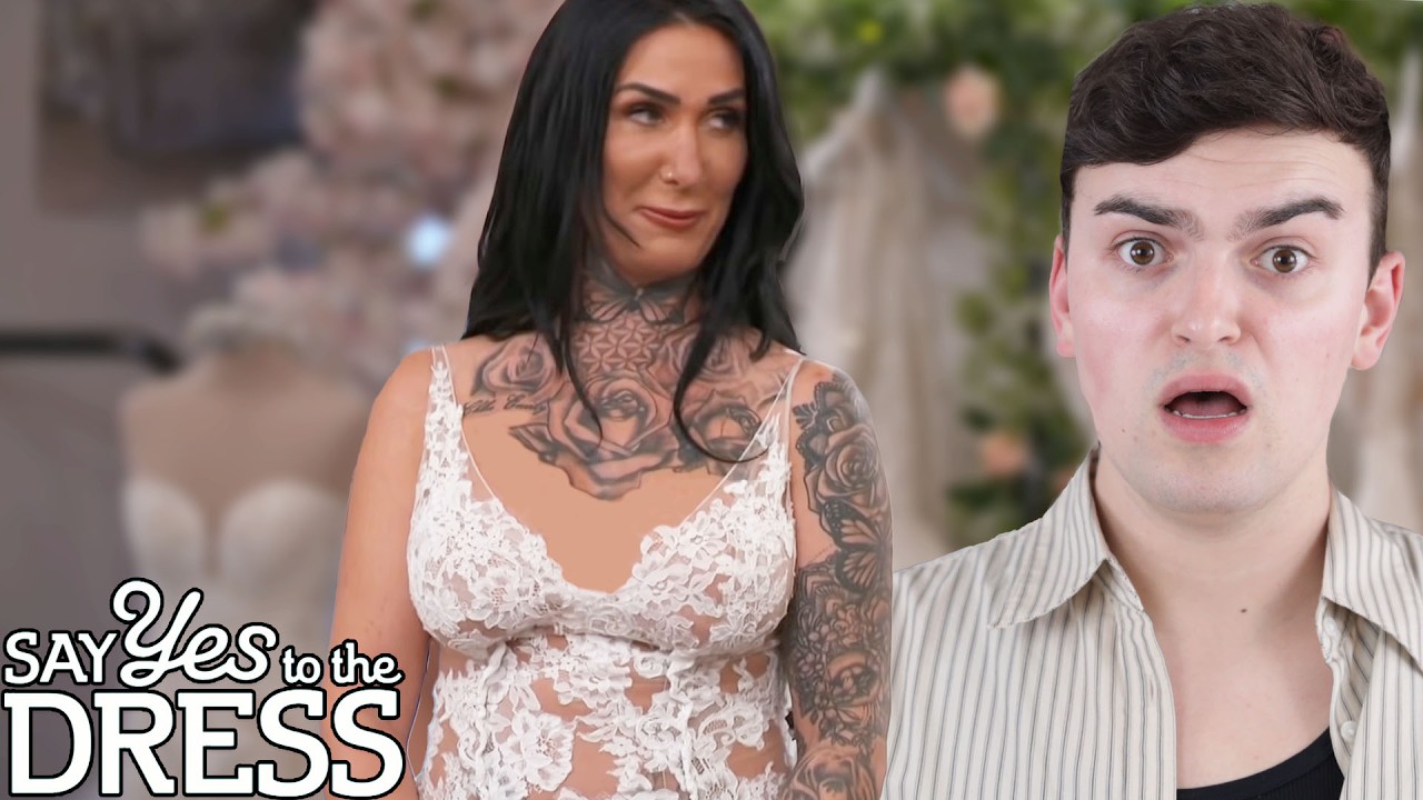 REACTING TO WAY TOO SEXY WEDDING DRESSES