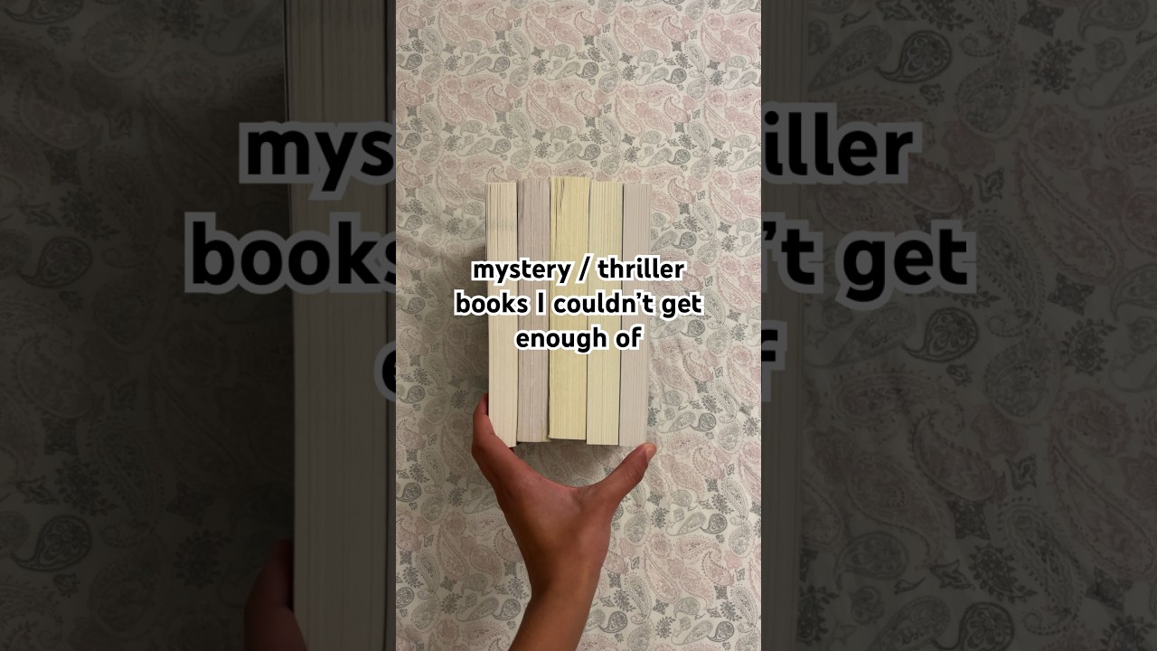 mystery / thriller books I couldn’t get enough of #books #booktube #reading #mystery