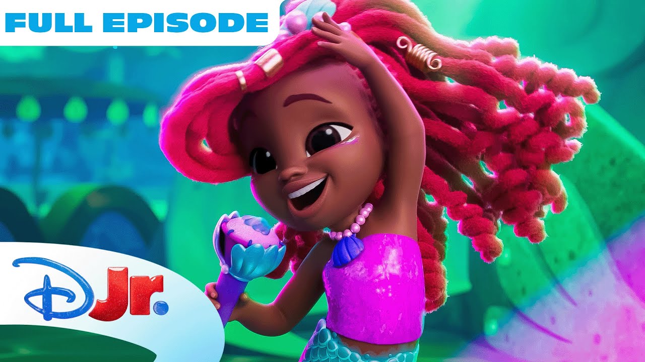 Disney Jr.’s Ariel Full Episode 🧜🏾♀️ | The Great Big Garden Show / The Sea Sniffles | @disneyjr
