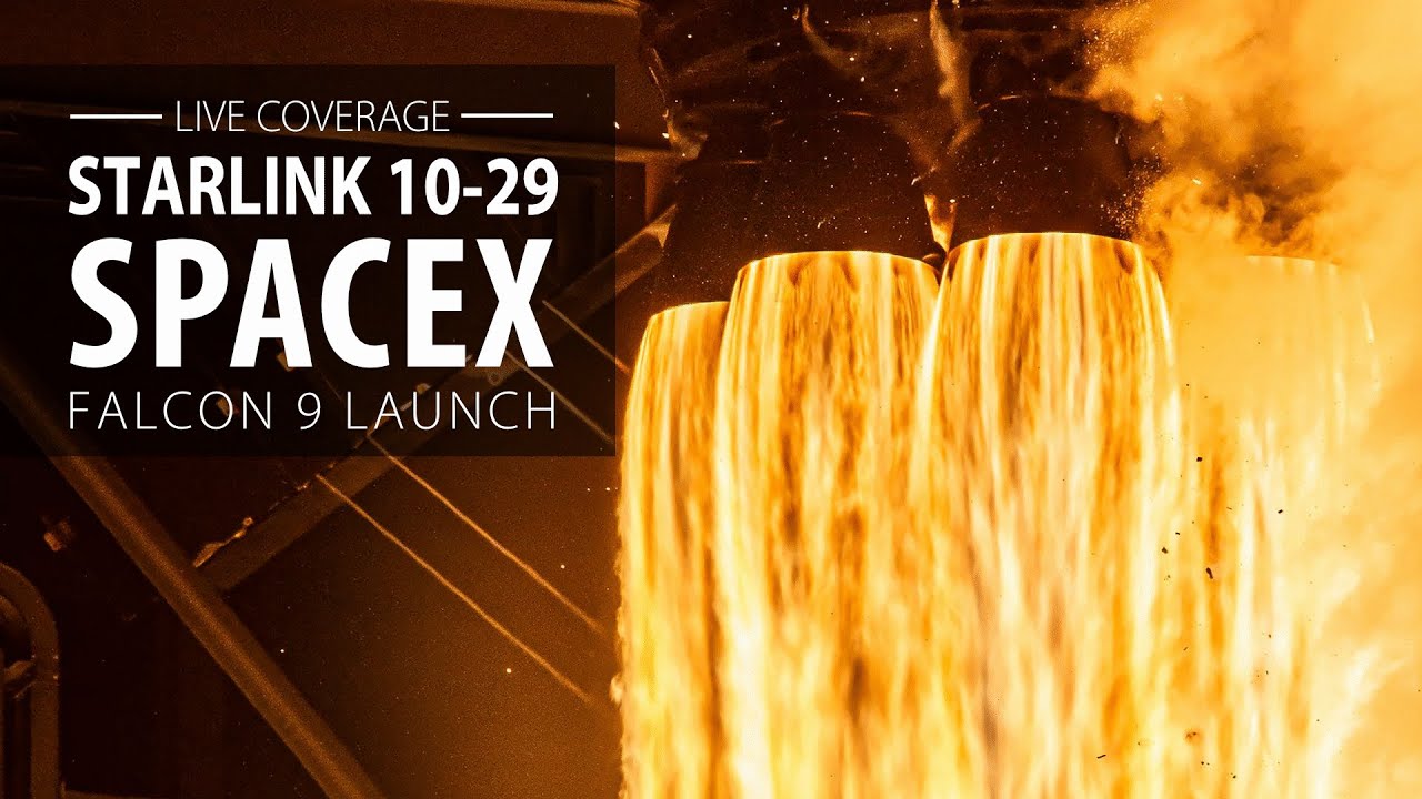 28 Starlink internet satellites launch aboard SpaceX Falcon 9 rocket from Cape Canaveral