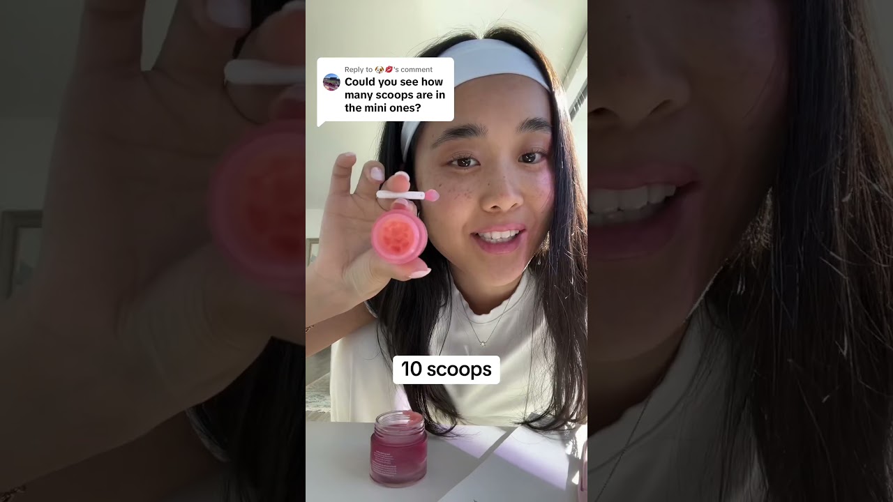 HOW MANY SCOOPS IN A MINI LANEIGE LIP SLEEPING MASK?!